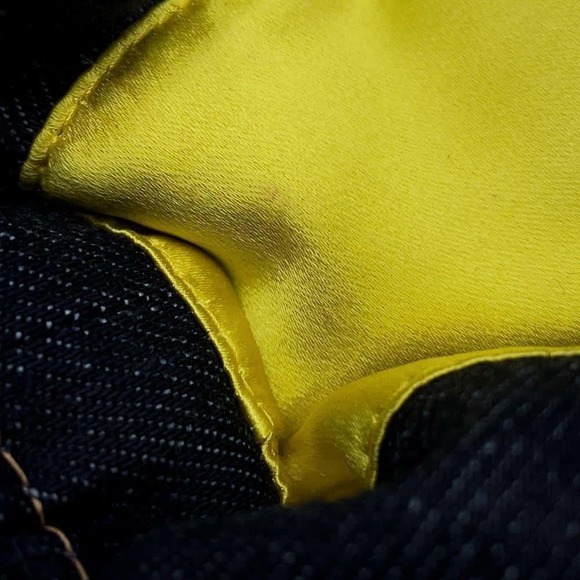 Fendi Mamma Bucket Denim Beads Shoulder Bag Flower - Picture 8 of 12